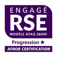 Logo engagé RSE Modèle AFAQ 26000 - Certification AFNOR